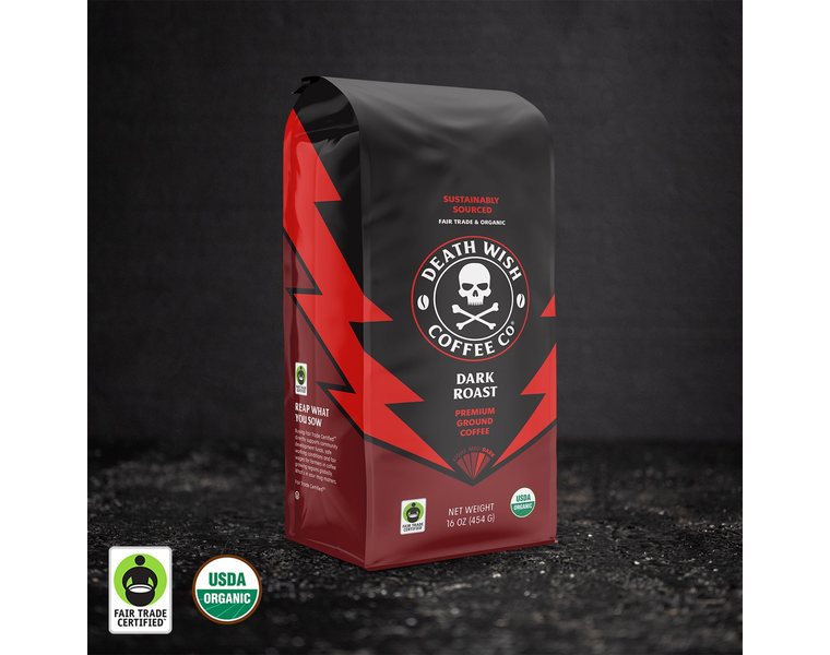 Death Wish Coffee Dark Roast Ground